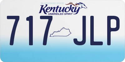 KY license plate 717JLP