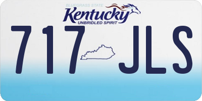 KY license plate 717JLS