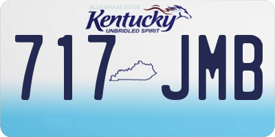 KY license plate 717JMB