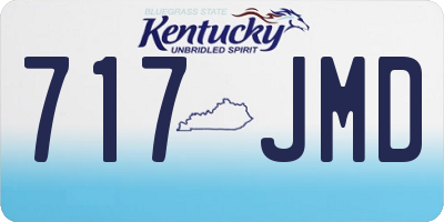 KY license plate 717JMD