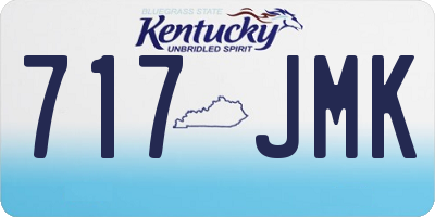 KY license plate 717JMK