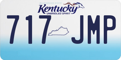 KY license plate 717JMP