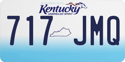 KY license plate 717JMQ