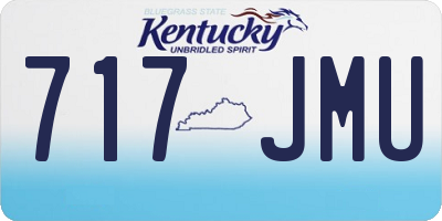 KY license plate 717JMU