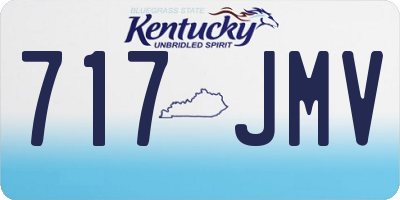 KY license plate 717JMV