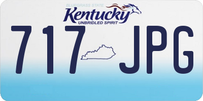 KY license plate 717JPG