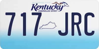 KY license plate 717JRC