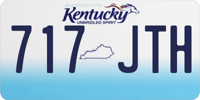 KY license plate 717JTH