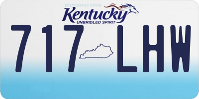 KY license plate 717LHW