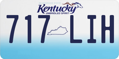 KY license plate 717LIH