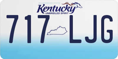 KY license plate 717LJG
