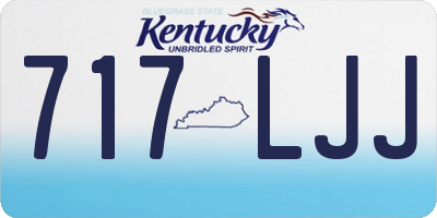 KY license plate 717LJJ