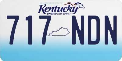 KY license plate 717NDN