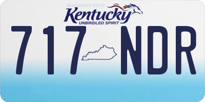 KY license plate 717NDR
