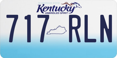 KY license plate 717RLN