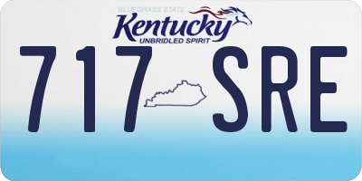KY license plate 717SRE