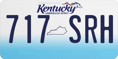 KY license plate 717SRH