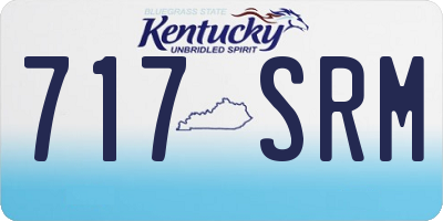 KY license plate 717SRM