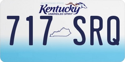 KY license plate 717SRQ