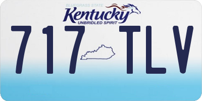 KY license plate 717TLV