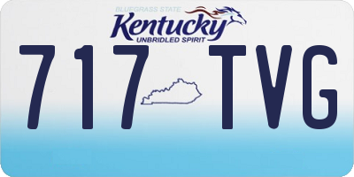 KY license plate 717TVG