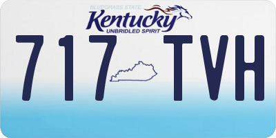 KY license plate 717TVH