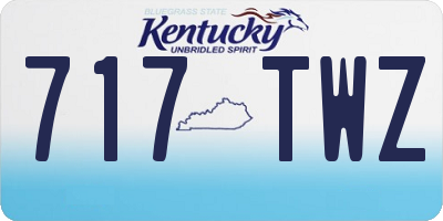 KY license plate 717TWZ