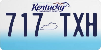 KY license plate 717TXH