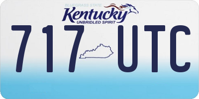 KY license plate 717UTC