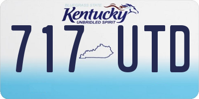 KY license plate 717UTD