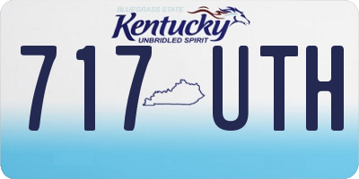 KY license plate 717UTH