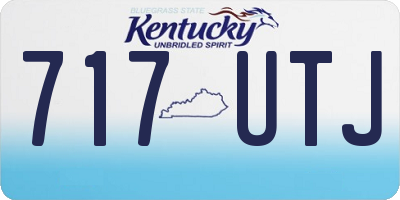 KY license plate 717UTJ