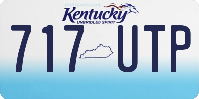 KY license plate 717UTP