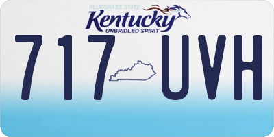 KY license plate 717UVH