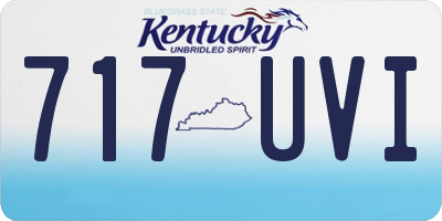 KY license plate 717UVI