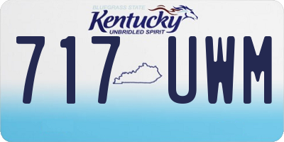 KY license plate 717UWM