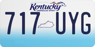 KY license plate 717UYG