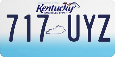 KY license plate 717UYZ