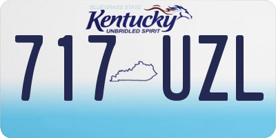 KY license plate 717UZL