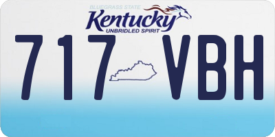 KY license plate 717VBH