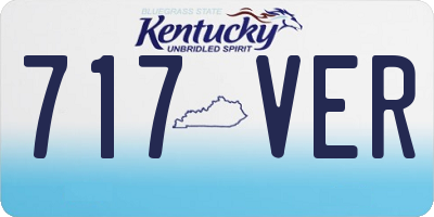 KY license plate 717VER