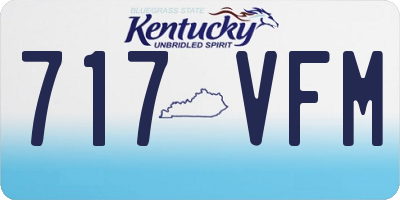 KY license plate 717VFM