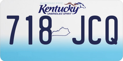 KY license plate 718JCQ