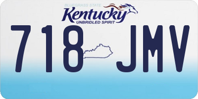 KY license plate 718JMV