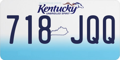 KY license plate 718JQQ