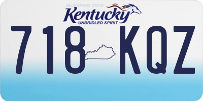 KY license plate 718KQZ
