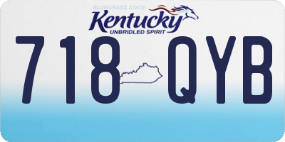KY license plate 718QYB