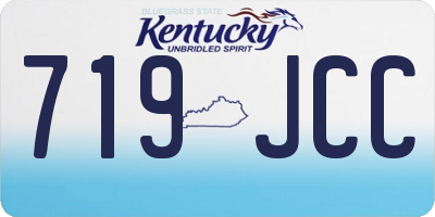 KY license plate 719JCC
