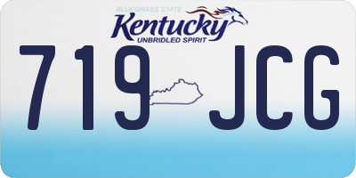 KY license plate 719JCG