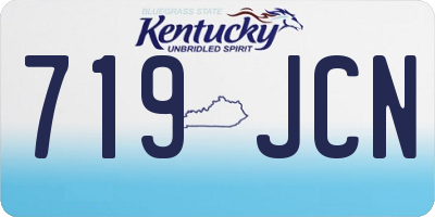KY license plate 719JCN